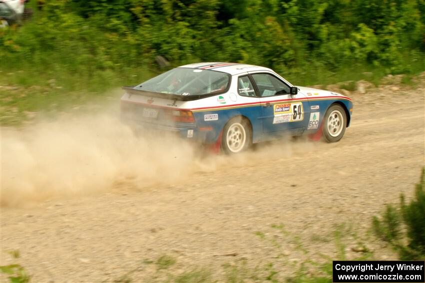 Kris Pfotenhauer / Lynn Hartman Porsche 944 on SS3, Woodtick Hollow.