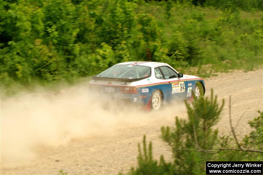 Kris Pfotenhauer / Lynn Hartman Porsche 944 on SS3, Woodtick Hollow.