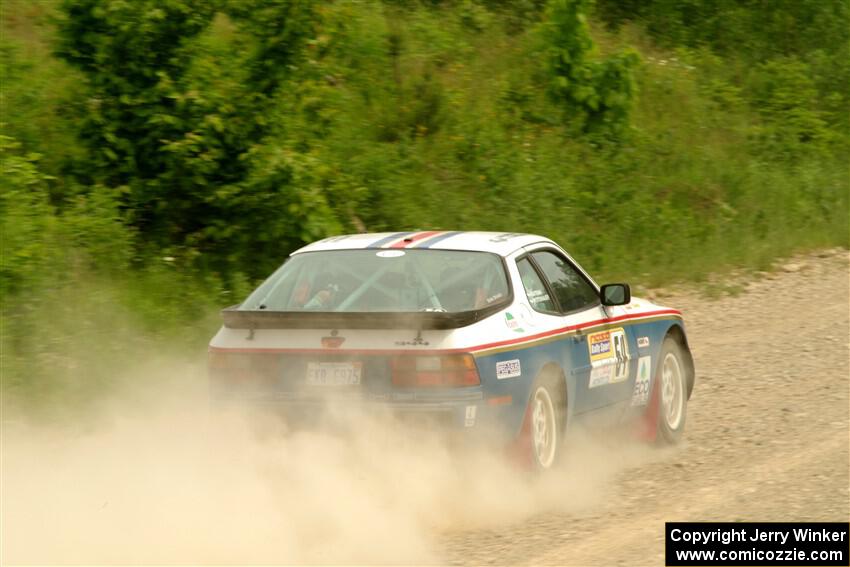 Kris Pfotenhauer / Lynn Hartman Porsche 944 on SS3, Woodtick Hollow.