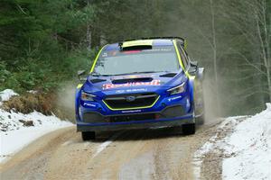 Brandon Semenuk / Keaton Williams Subaru WRX ARA24 on SS7, Hunters-McCormick Lake I.