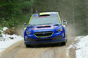 Brandon Semenuk / Keaton Williams Subaru WRX ARA24 on SS7, Hunters-McCormick Lake I.