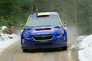 Brandon Semenuk / Keaton Williams Subaru WRX ARA24 on SS7, Hunters-McCormick Lake I.