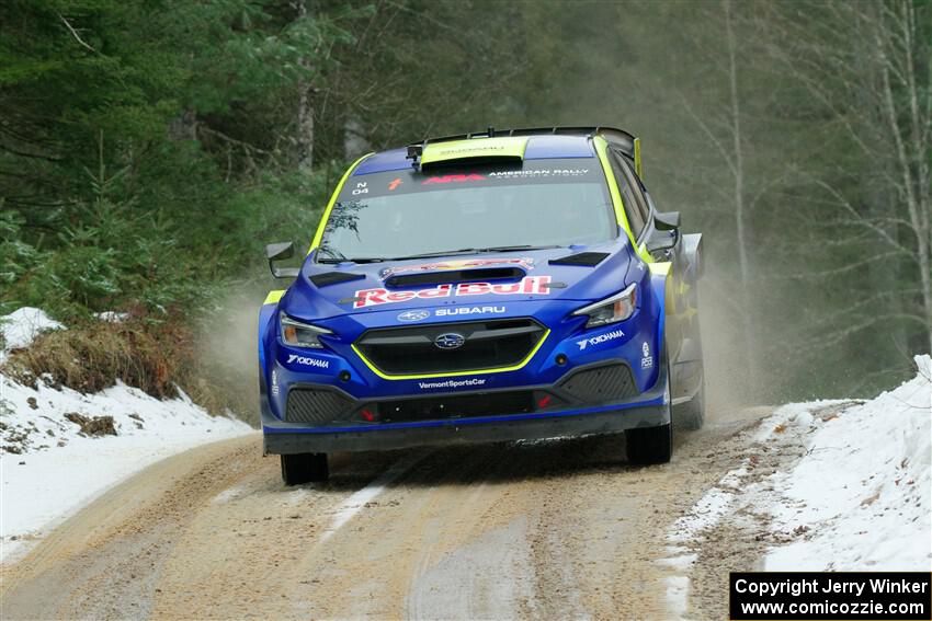 Brandon Semenuk / Keaton Williams Subaru WRX ARA24 on SS7, Hunters-McCormick Lake I.