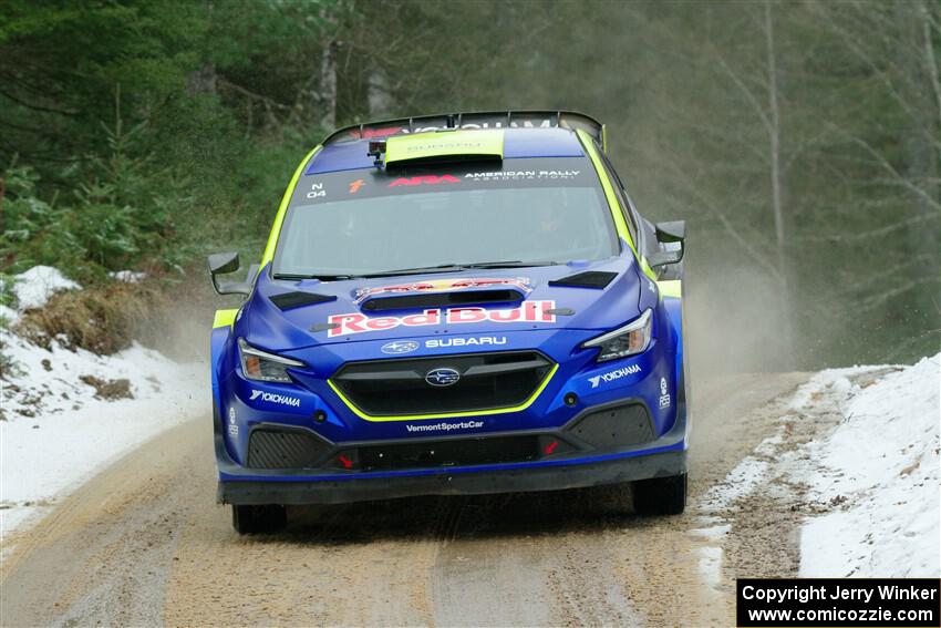 Brandon Semenuk / Keaton Williams Subaru WRX ARA24 on SS7, Hunters-McCormick Lake I.