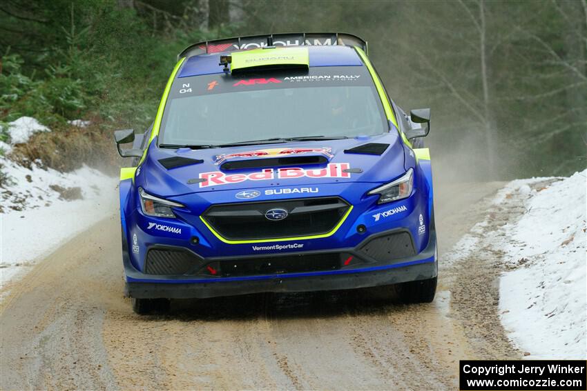 Brandon Semenuk / Keaton Williams Subaru WRX ARA24 on SS7, Hunters-McCormick Lake I.