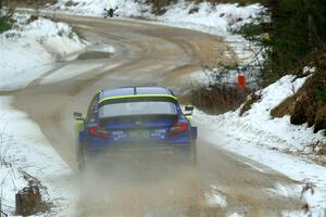 Travis Pastrana / Rhianon Gelsomino Subaru WRX ARA24 on SS7, Hunters-McCormick Lake I.