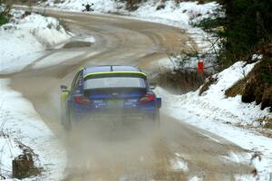 Travis Pastrana / Rhianon Gelsomino Subaru WRX ARA24 on SS7, Hunters-McCormick Lake I.