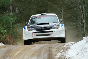 Jerome Mailloux / Philippe Poirier Subaru WRX STi on SS7, Hunters-McCormick Lake I.