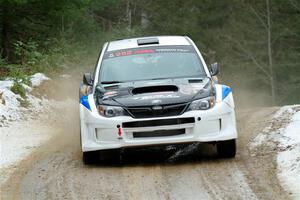 Jerome Mailloux / Philippe Poirier Subaru WRX STi on SS7, Hunters-McCormick Lake I.