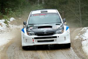 Jerome Mailloux / Philippe Poirier Subaru WRX STi on SS7, Hunters-McCormick Lake I.