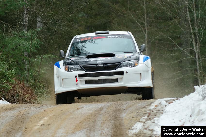 Jerome Mailloux / Philippe Poirier Subaru WRX STi on SS7, Hunters-McCormick Lake I.