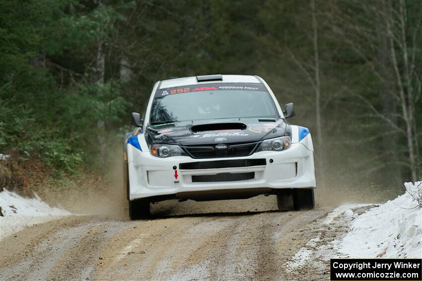 Jerome Mailloux / Philippe Poirier Subaru WRX STi on SS7, Hunters-McCormick Lake I.