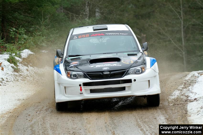 Jerome Mailloux / Philippe Poirier Subaru WRX STi on SS7, Hunters-McCormick Lake I.