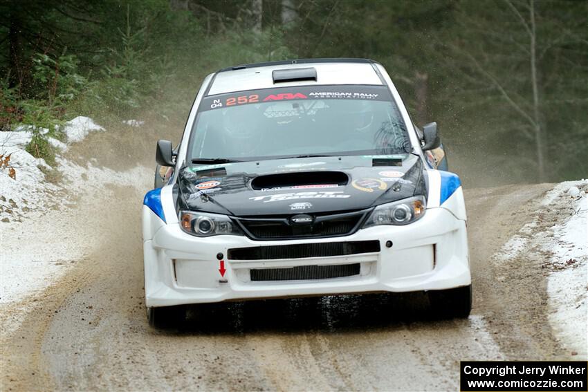 Jerome Mailloux / Philippe Poirier Subaru WRX STi on SS7, Hunters-McCormick Lake I.