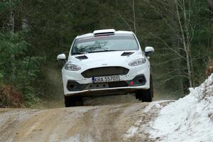 Javier Olivares / K.J. Miller Ford Fiesta Rally3 on SS7, Hunters-McCormick Lake I.