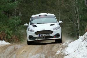 Javier Olivares / K.J. Miller Ford Fiesta Rally3 on SS7, Hunters-McCormick Lake I.