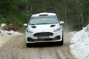 Javier Olivares / K.J. Miller Ford Fiesta Rally3 on SS7, Hunters-McCormick Lake I.