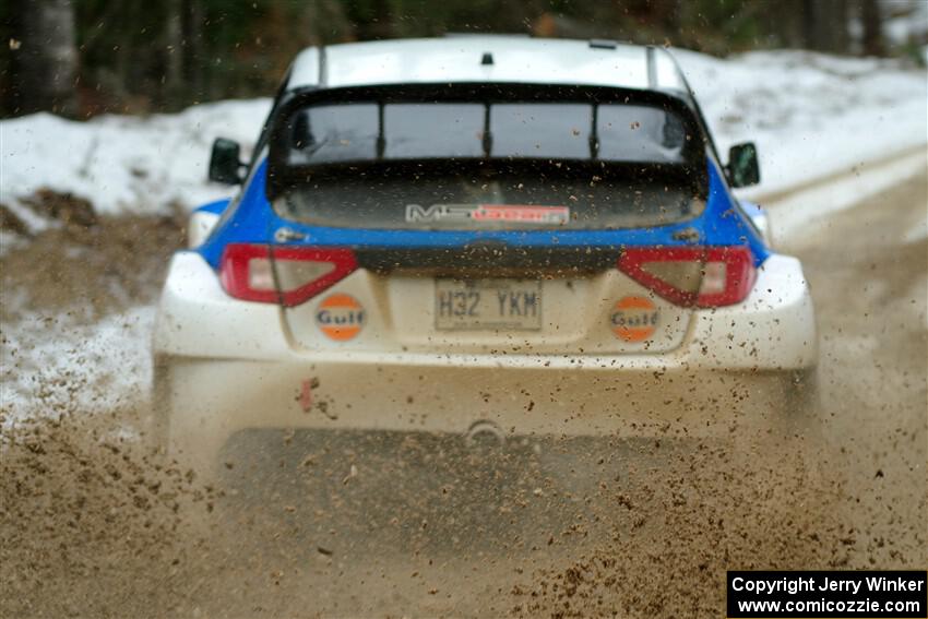 Jerome Mailloux / Philippe Poirier Subaru WRX STi on SS7, Hunters-McCormick Lake I.