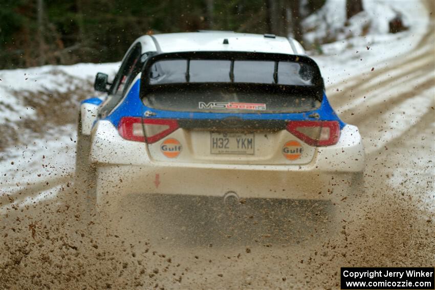 Jerome Mailloux / Philippe Poirier Subaru WRX STi on SS7, Hunters-McCormick Lake I.