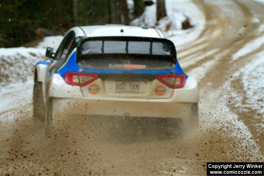 Jerome Mailloux / Philippe Poirier Subaru WRX STi on SS7, Hunters-McCormick Lake I.