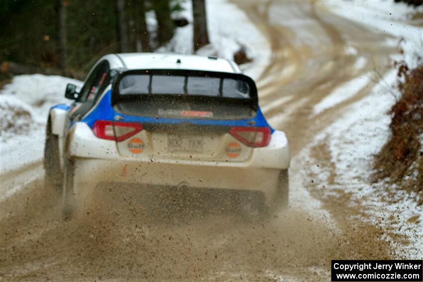 Jerome Mailloux / Philippe Poirier Subaru WRX STi on SS7, Hunters-McCormick Lake I.