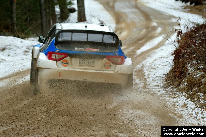 Jerome Mailloux / Philippe Poirier Subaru WRX STi on SS7, Hunters-McCormick Lake I.