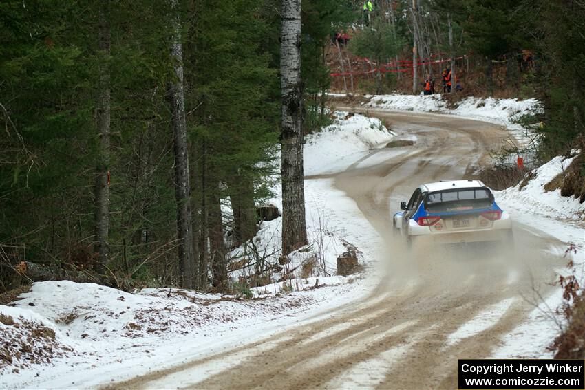 Jerome Mailloux / Philippe Poirier Subaru WRX STi on SS7, Hunters-McCormick Lake I.