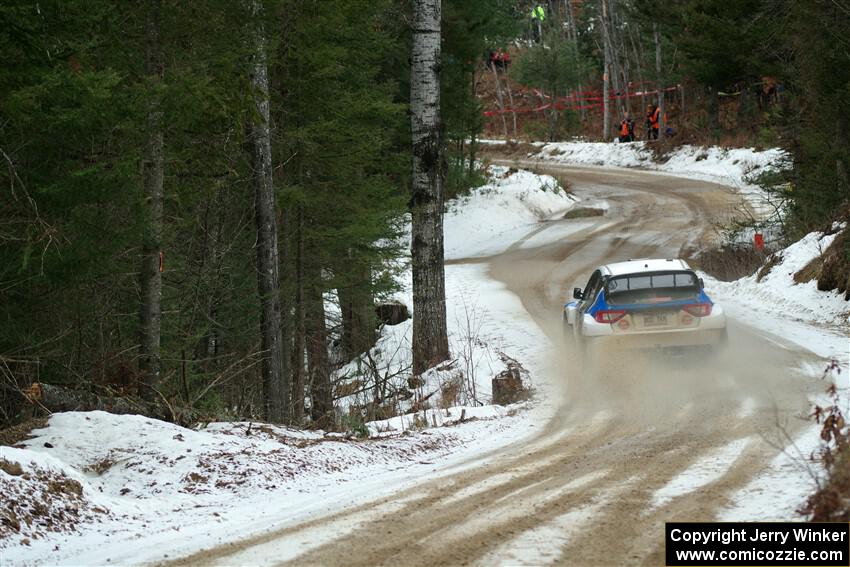 Jerome Mailloux / Philippe Poirier Subaru WRX STi on SS7, Hunters-McCormick Lake I.