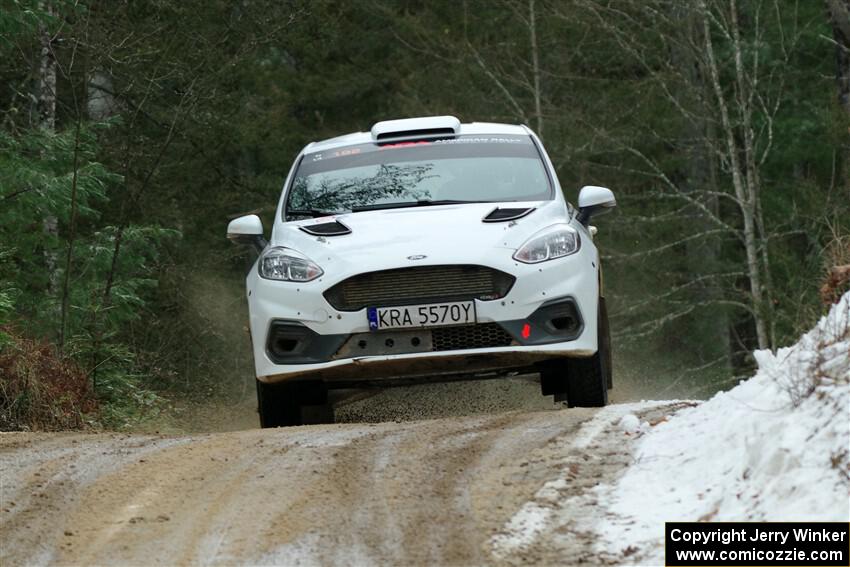 Javier Olivares / K.J. Miller Ford Fiesta Rally3 on SS7, Hunters-McCormick Lake I.