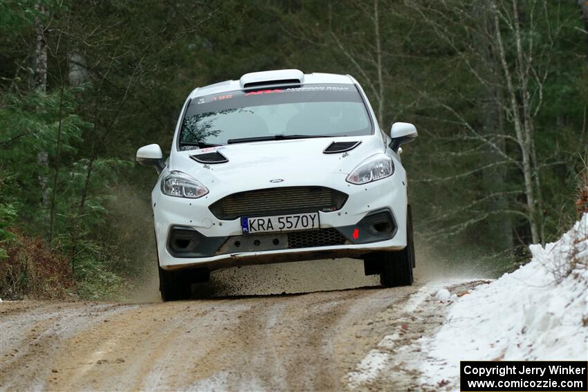 Javier Olivares / K.J. Miller Ford Fiesta Rally3 on SS7, Hunters-McCormick Lake I.