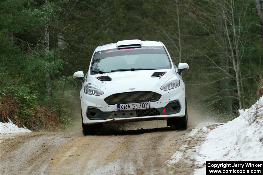 Javier Olivares / K.J. Miller Ford Fiesta Rally3 on SS7, Hunters-McCormick Lake I.