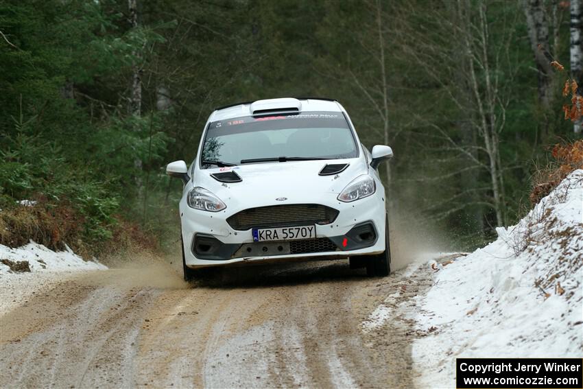 Javier Olivares / K.J. Miller Ford Fiesta Rally3 on SS7, Hunters-McCormick Lake I.