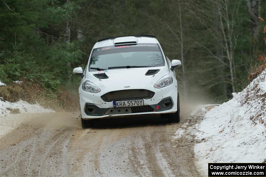 Javier Olivares / K.J. Miller Ford Fiesta Rally3 on SS7, Hunters-McCormick Lake I.