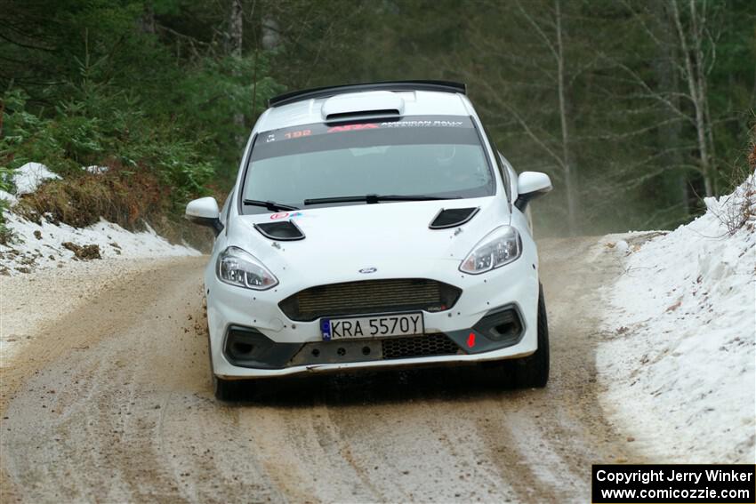 Javier Olivares / K.J. Miller Ford Fiesta Rally3 on SS7, Hunters-McCormick Lake I.