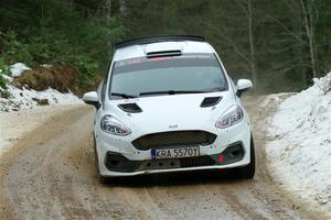 Javier Olivares / K.J. Miller Ford Fiesta Rally3 on SS7, Hunters-McCormick Lake I.