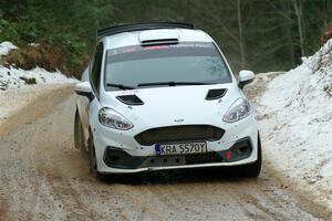 Javier Olivares / K.J. Miller Ford Fiesta Rally3 on SS7, Hunters-McCormick Lake I.