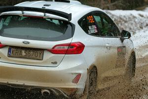 Javier Olivares / K.J. Miller Ford Fiesta Rally3 on SS7, Hunters-McCormick Lake I.