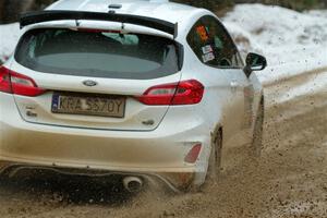 Javier Olivares / K.J. Miller Ford Fiesta Rally3 on SS7, Hunters-McCormick Lake I.