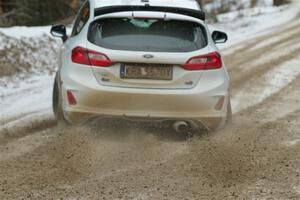 Javier Olivares / K.J. Miller Ford Fiesta Rally3 on SS7, Hunters-McCormick Lake I.