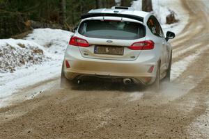 Javier Olivares / K.J. Miller Ford Fiesta Rally3 on SS7, Hunters-McCormick Lake I.