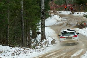 Javier Olivares / K.J. Miller Ford Fiesta Rally3 on SS7, Hunters-McCormick Lake I.