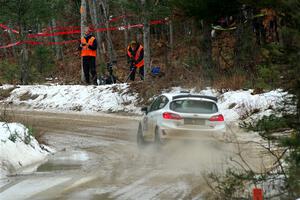 Javier Olivares / K.J. Miller Ford Fiesta Rally3 on SS7, Hunters-McCormick Lake I.