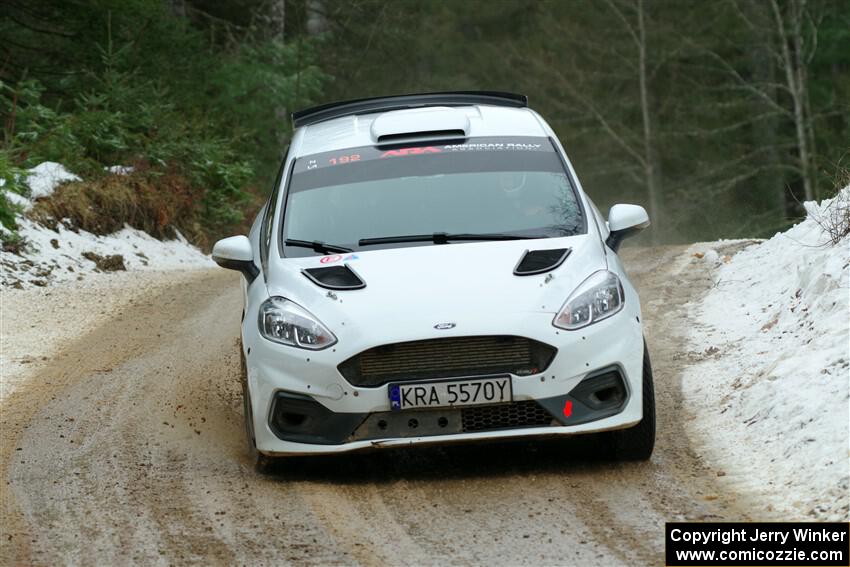 Javier Olivares / K.J. Miller Ford Fiesta Rally3 on SS7, Hunters-McCormick Lake I.