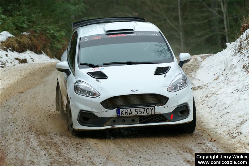 Javier Olivares / K.J. Miller Ford Fiesta Rally3 on SS7, Hunters-McCormick Lake I.