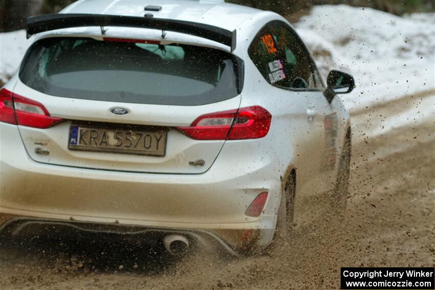 Javier Olivares / K.J. Miller Ford Fiesta Rally3 on SS7, Hunters-McCormick Lake I.