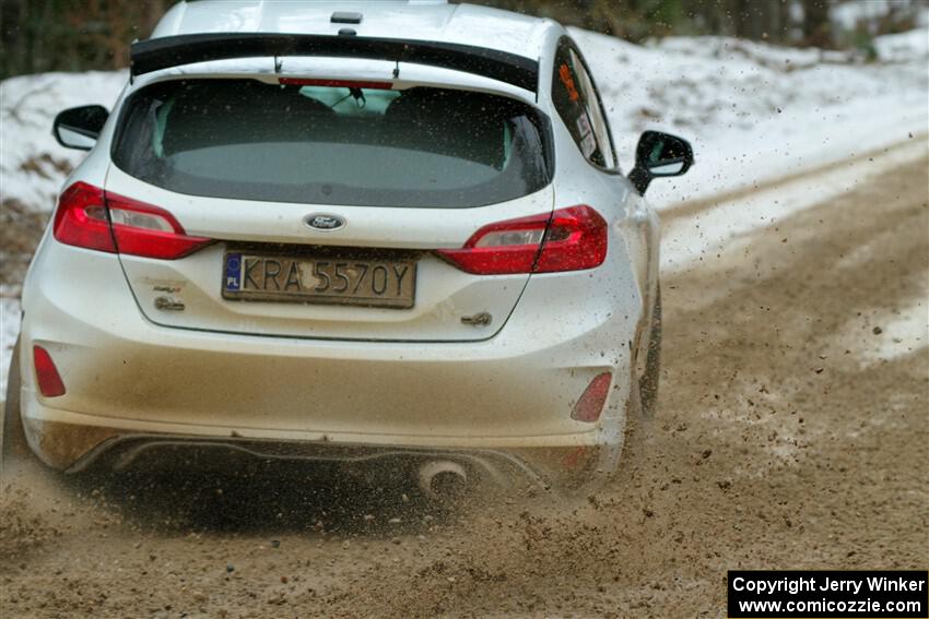 Javier Olivares / K.J. Miller Ford Fiesta Rally3 on SS7, Hunters-McCormick Lake I.