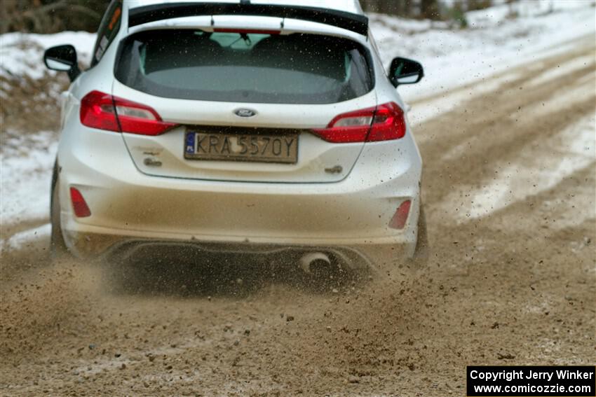 Javier Olivares / K.J. Miller Ford Fiesta Rally3 on SS7, Hunters-McCormick Lake I.