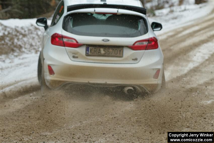 Javier Olivares / K.J. Miller Ford Fiesta Rally3 on SS7, Hunters-McCormick Lake I.