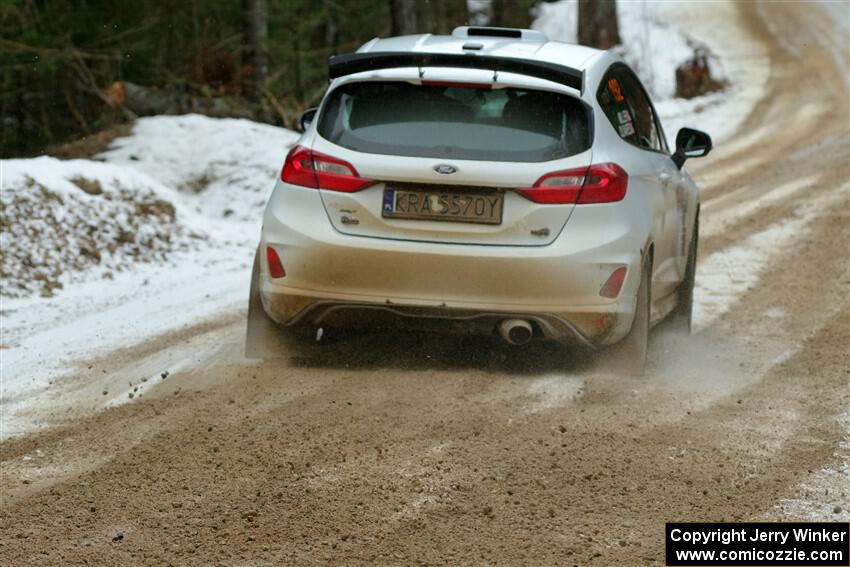 Javier Olivares / K.J. Miller Ford Fiesta Rally3 on SS7, Hunters-McCormick Lake I.