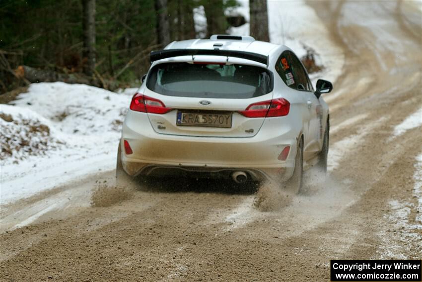 Javier Olivares / K.J. Miller Ford Fiesta Rally3 on SS7, Hunters-McCormick Lake I.